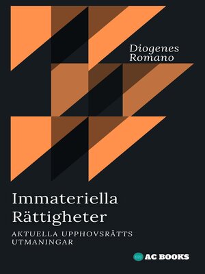 cover image of Immateriella Rättigheter